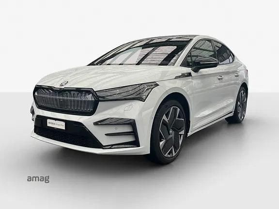 Gebraucht Skoda Enyaq iV RS 219 kW (299 PS) 2023 Moon weiss, metallic SUV