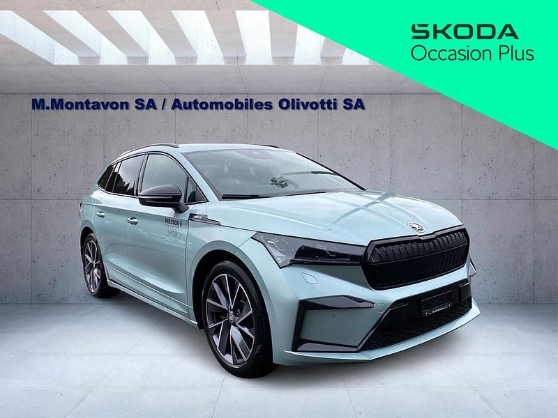 Silber Gebraucht 2021 Skoda Enyaq iV SportLine SUV | CHF 23’900 (Fairer Preis) - Bild 1/4