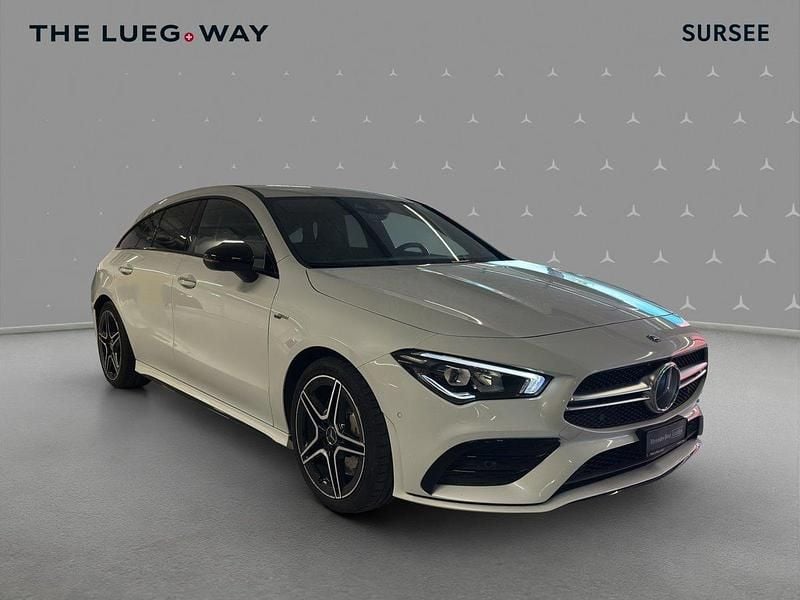Gebraucht Mercedes CLA35 AMG Shooting Brake AMG 306 PS (225 kW) 2020 Weiss Kombi