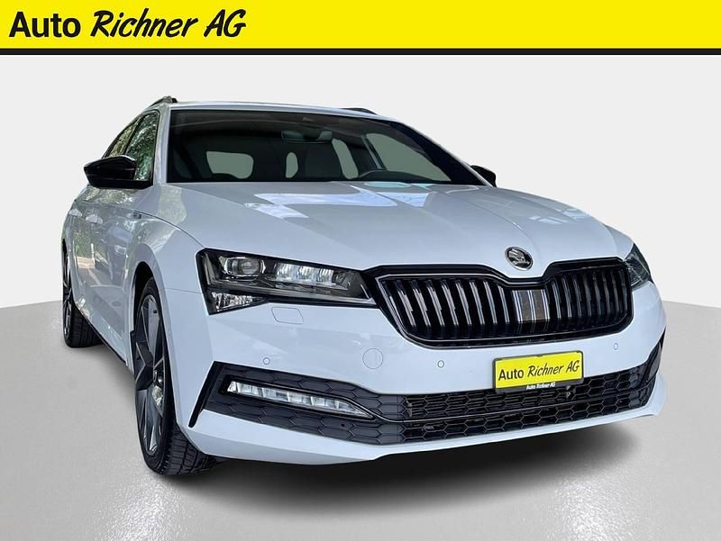 Weiss Gebraucht 2020 Skoda Superb SportLine Kombi | CHF 26’800 (Fairer Preis) - Bild 1/4