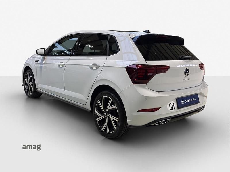 Gebraucht VW Polo R-line 95 PS (69 kW) 2022 Pure white  schwarz Kleinwagen