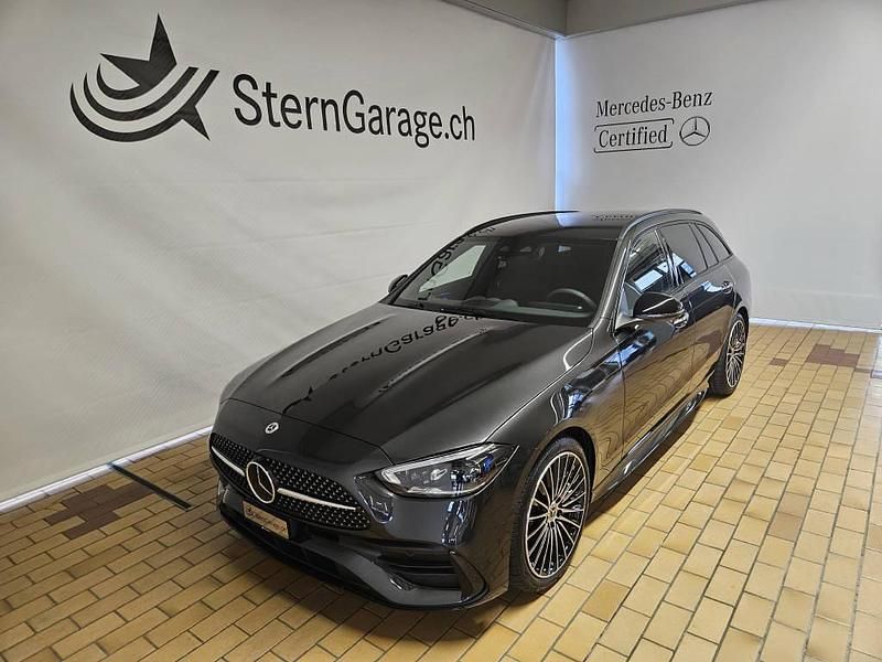 Neu Mercedes C220 AMG line 197 PS (144 kW) 2025 Grau Kombi