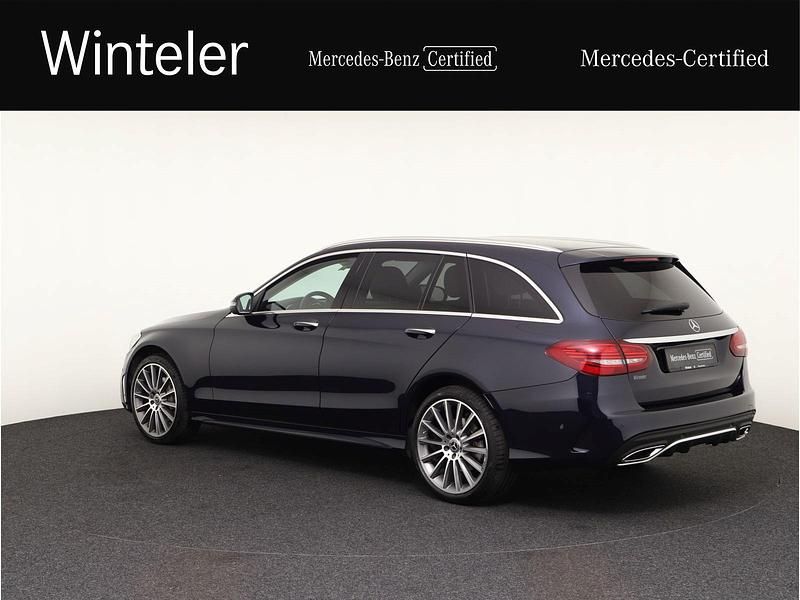 Gebraucht Mercedes C220 AMG line 194 PS (142 kW) 2019 Blau Limousine