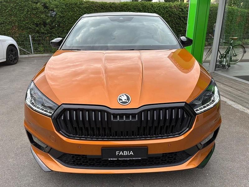 Neu Skoda Fabia Monte Carlo 116 PS (85 kW) 2025 Orange Kleinwagen