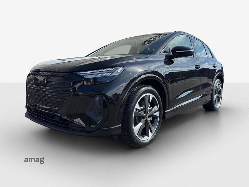 Mythosschwarz metallic Gebraucht 2025 Audi Q4 e-tron Basis SUV | CHF 56’900 (Superpreis) - Bild 1/4