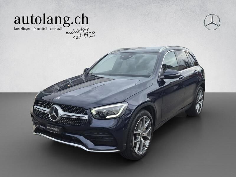 Blau Gebraucht 2020 Mercedes GLC300 AMG line SUV | CHF 46’800 (Teuer) - Bild 1/4