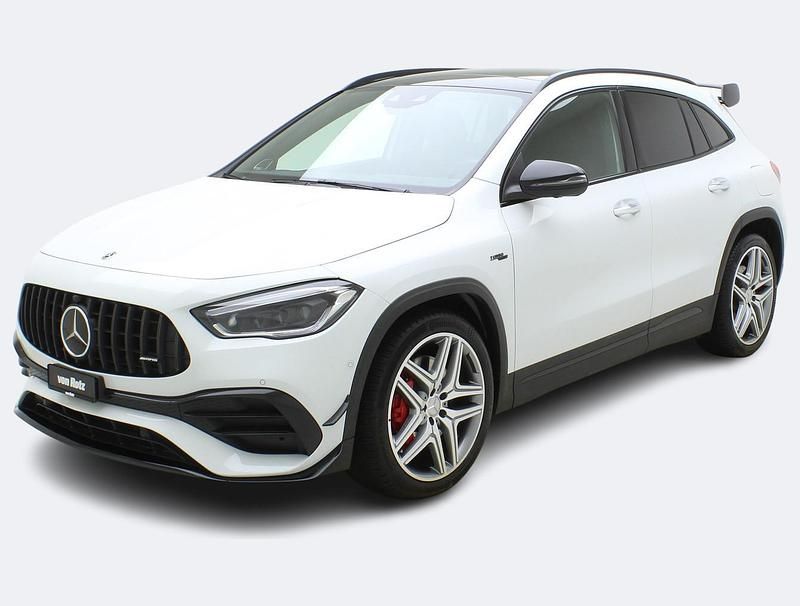 Weiss Gebraucht 2022 Mercedes GLA45 AMG AMG SUV | CHF 54’890 (Fairer Preis) - Bild 1/4