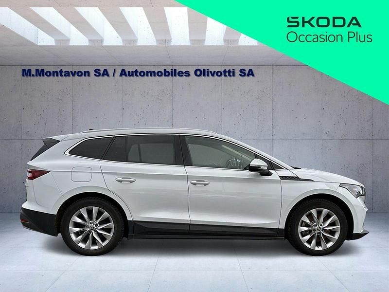 Gebraucht Skoda Enyaq iV SportLine 150 kW (204 PS) 2021 Weiss SUV