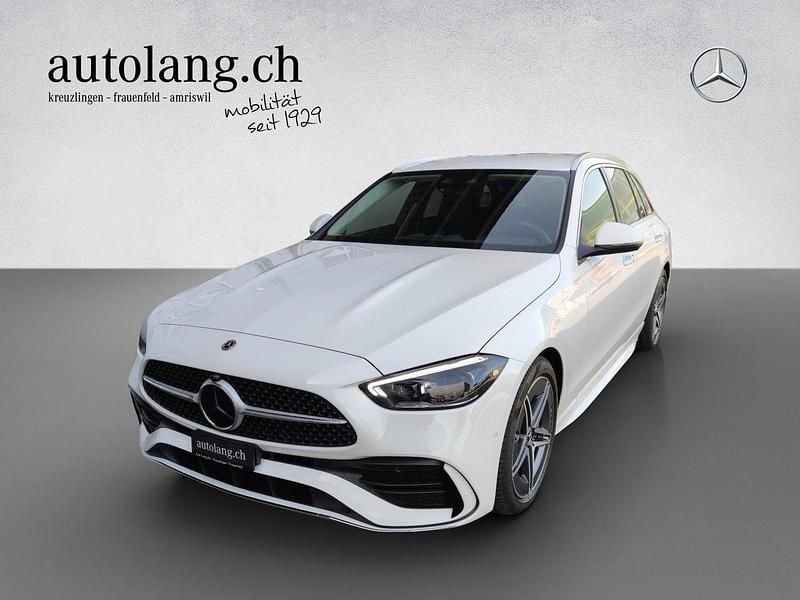 Weiss Gebraucht 2022 Mercedes C300e AMG line Kombi | CHF 44’800 (Superpreis) - Bild 1/4
