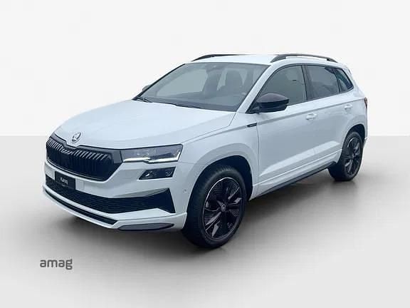 Blanc moon, métallisée Neu 2025 Skoda Karoq SportLine SUV | CHF 47’890 - Bild 1/4