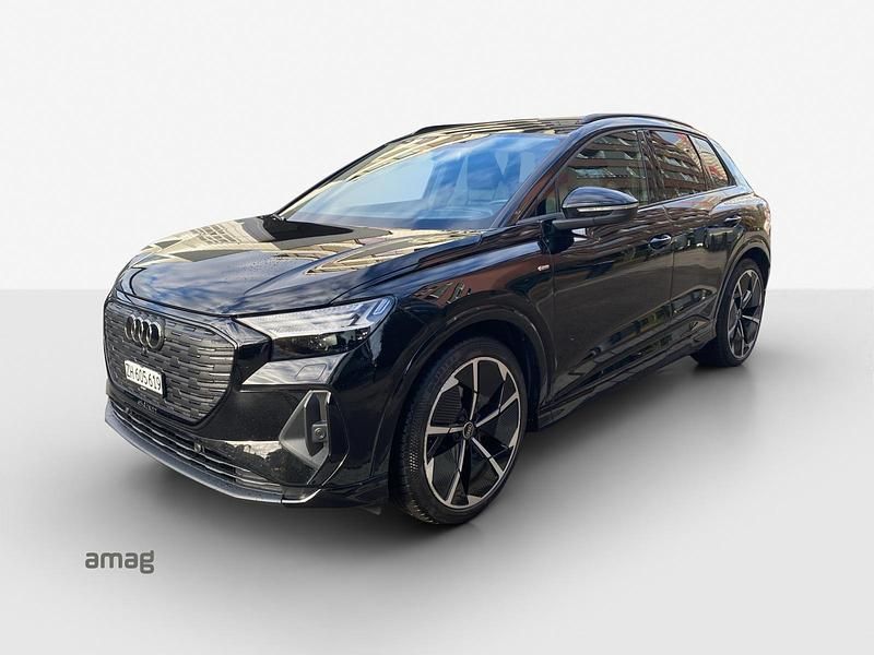 Mythosschwarz metallic Gebraucht 2022 Audi Q4 e-tron Ambiente SUV | CHF 39’900 (Fairer Preis) - Bild 1/4