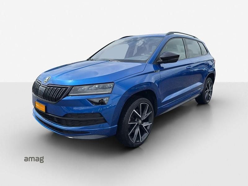 Race blau metallic Gebraucht 2021 Skoda Karoq SportLine SUV | CHF 25’900 (Guter Preis) - Bild 1/4