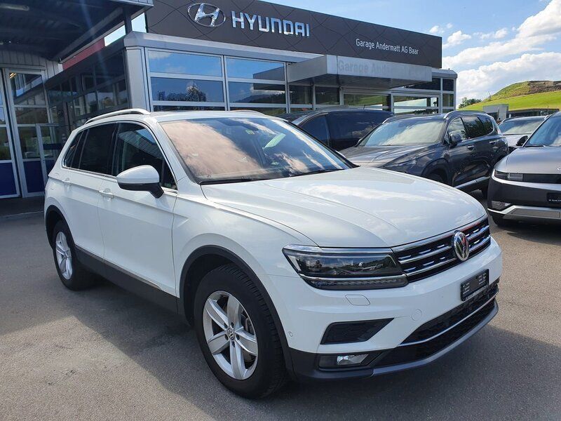 Weiss Gebraucht 2018 VW Tiguan Highline SUV | CHF 40’900 - Bild 1/4