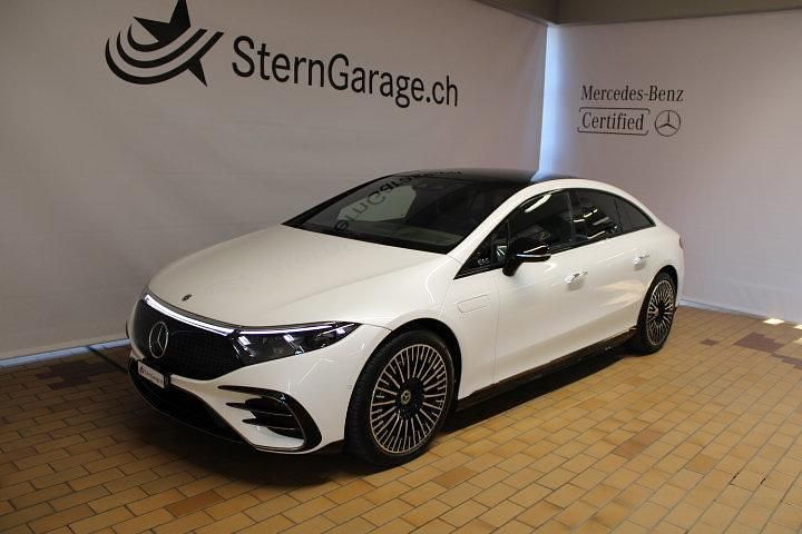 Gebraucht Mercedes EQS500 AMG line 330 kW (449 PS) 2024 Weiss Limousine