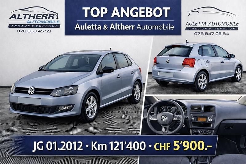 Gebraucht VW Polo Comfortline 70 PS (51 kW) 2012