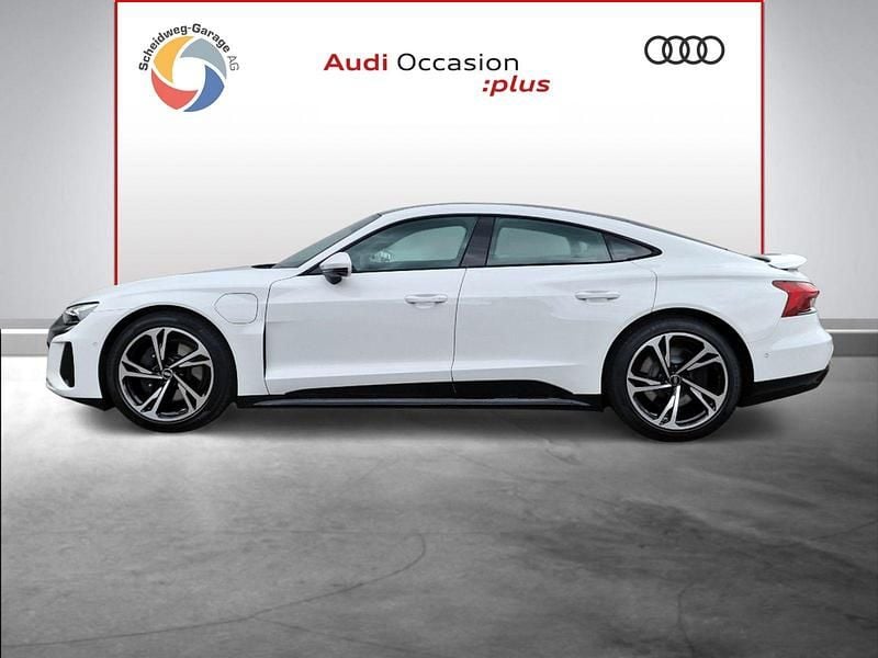 Gebraucht Audi e-tron GT quattro Comfort 350 kW (476 PS) 2021 Weiss Limousine