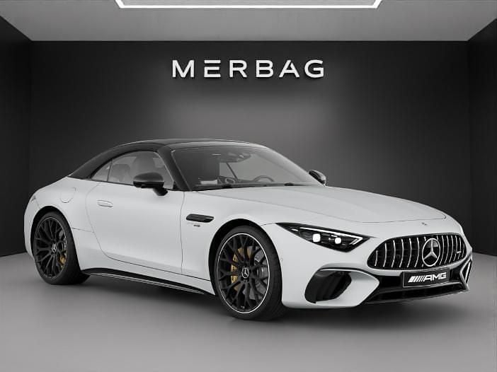 Weiss Gebraucht 2022 Mercedes SL63 AMG AMG Cabrio | CHF 134’900 (Superpreis) - Bild 1/4