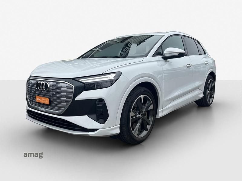 Gletscherweiss metallic Gebraucht 2022 Audi Q4 e-tron Basis SUV | CHF 33’660 (Guter Preis) - Bild 1/4
