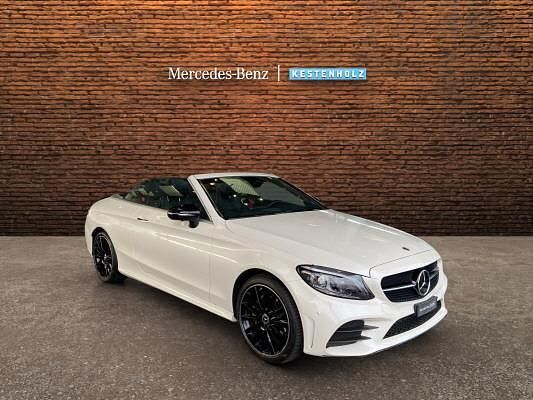 Gebraucht Mercedes C200 AMG line 184 PS (135 kW) 2022 Weiss Cabrio