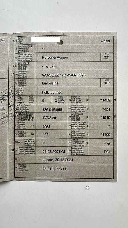 Gebraucht VW Golf IV Sportline 140 PS (102 kW) 2004