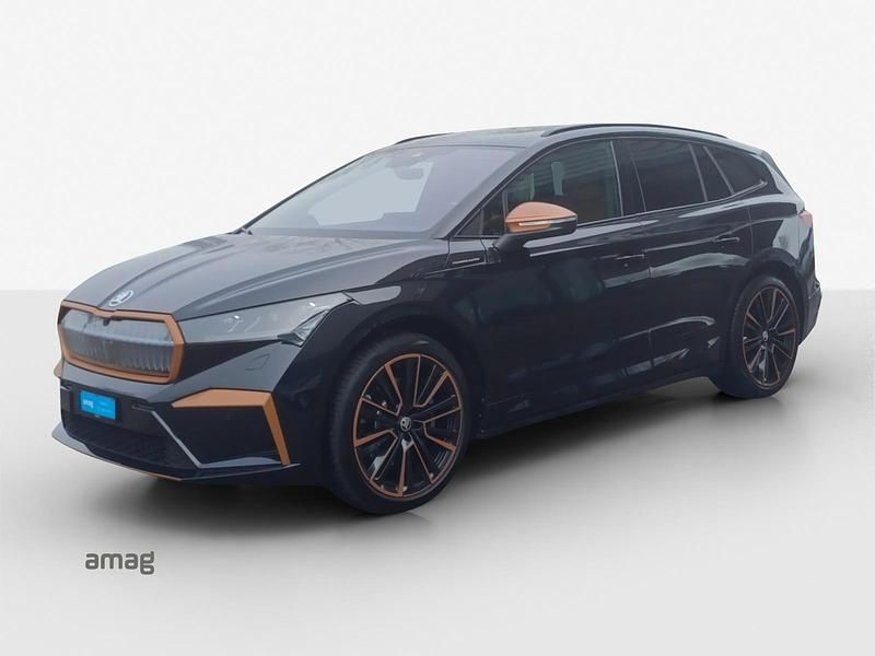Gebraucht Skoda Enyaq iV 194 kW (265 PS) 2022 Magic schwarz, perleffekt SUV