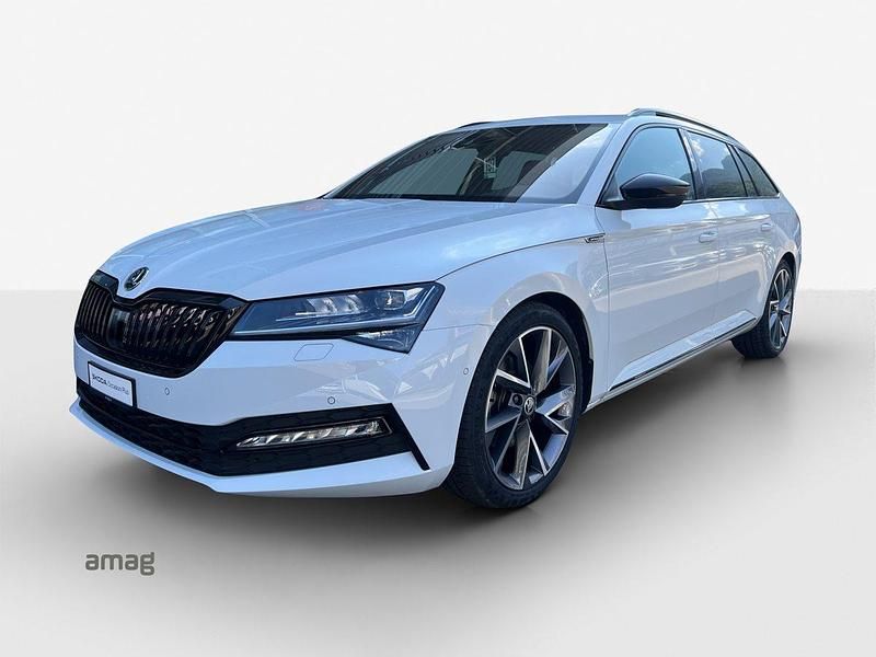 Bianco moon, metallizzato Gebraucht 2024 Skoda Superb SportLine Kombi | CHF 34’990 (Fairer Preis) - Bild 1/4