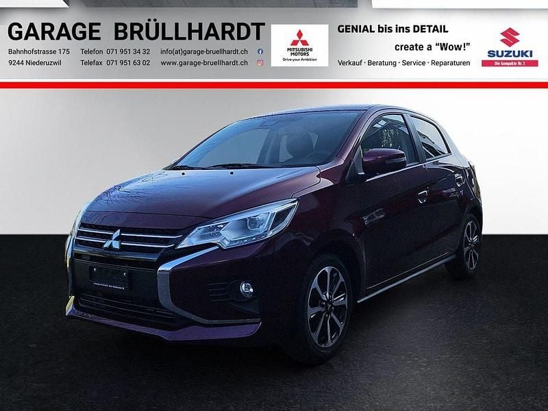 Gebraucht Mitsubishi Space Star Intense+ 71 PS (52 kW) 2023 Bordeaux Limousine