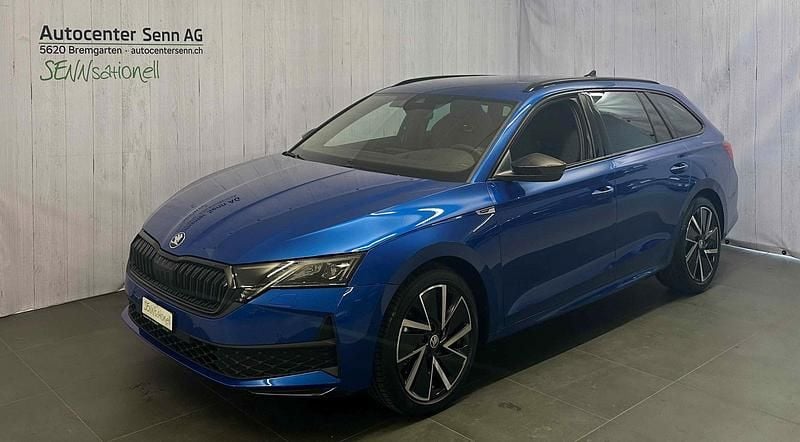 Blau Gebraucht 2024 Skoda Octavia SportLine Kombi | CHF 39’960 (Teuer) - Bild 1/4