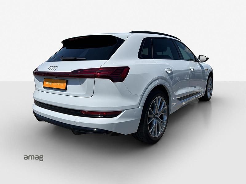 Gebraucht Audi e-tron S-Line 300 kW (408 PS) 2020 Blanc glacier métallisé SUV