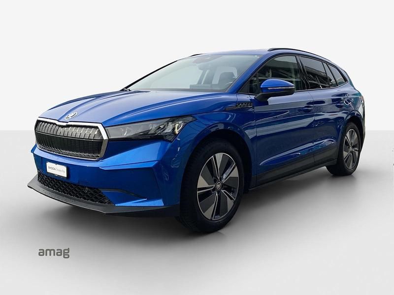 Race blau, metallic Gebraucht 2021 Skoda Enyaq iV SUV | CHF 22’800 (Superpreis) - Bild 1/4