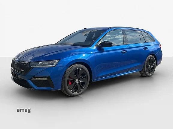 Race blau metallic Gebraucht 2024 Skoda Octavia RS Kombi | CHF 47’500 (Fairer Preis) - Bild 1/4