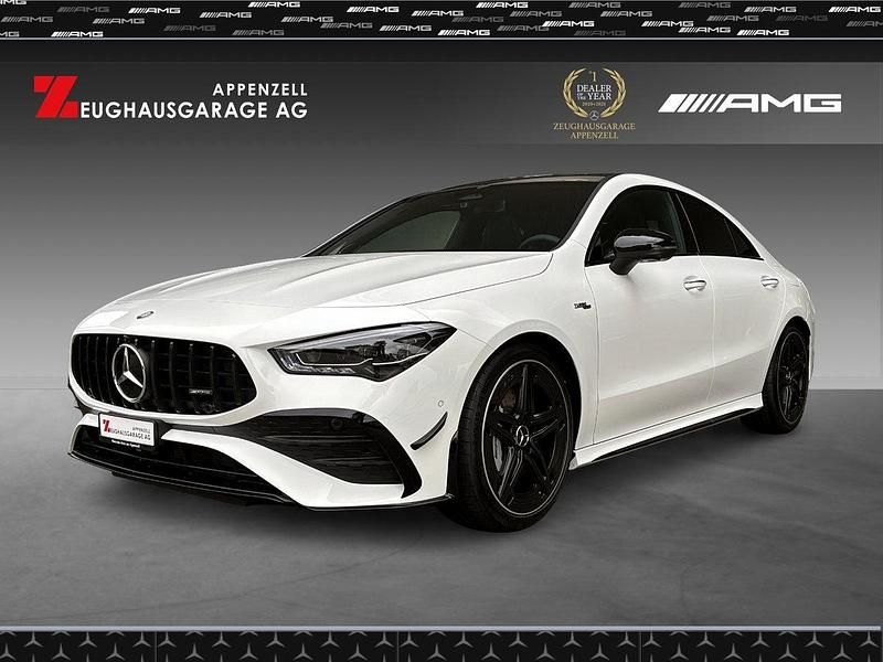 Weiss Neu 2025 Mercedes CLA35 AMG AMG Limousine | CHF 76’300 - Bild 1/4