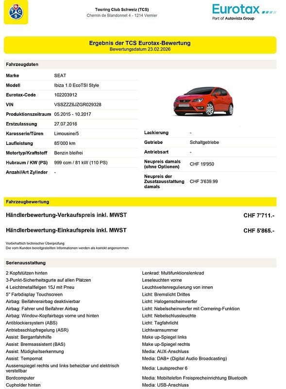 Gebraucht Seat Ibiza Style 110 PS (80 kW) 2016