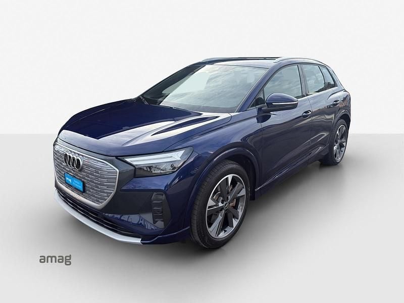 Gebraucht Audi Q4 e-tron Advanced 150 kW (204 PS) 2022 Navarrablau metallic SUV