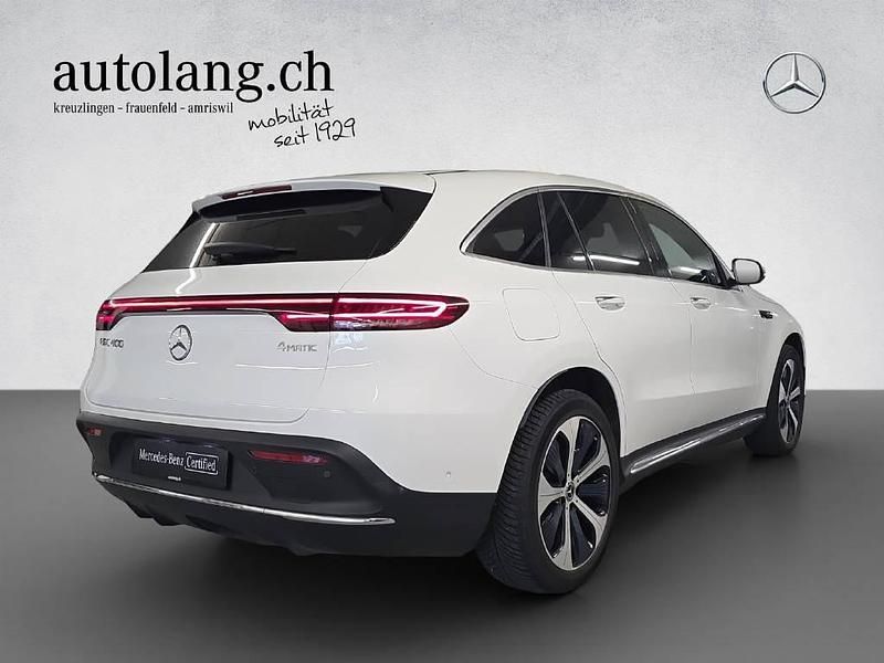 Gebraucht Mercedes EQC400 AMG line 300 kW (408 PS) 2021 Weiss SUV
