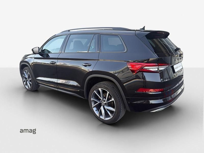 Gebraucht Skoda Kodiaq SportLine 200 PS (147 kW) 2022 Magic schwarz, perleffekt SUV
