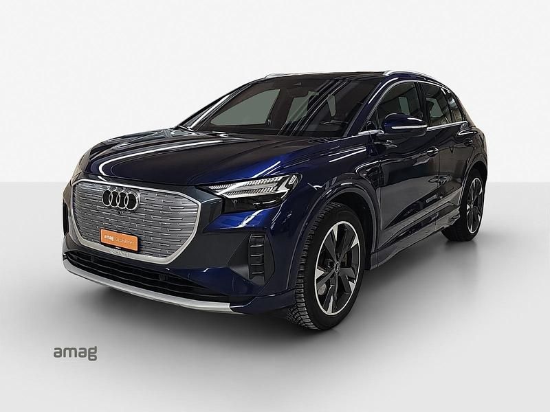 Gebraucht Audi Q4 e-tron Ambiente 219 kW (299 PS) 2021 Navarrablau metallic SUV