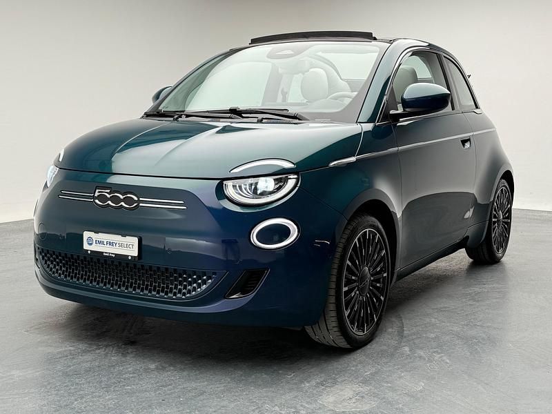 Gebraucht Fiat 500e La Prima 86 kW (118 PS) 2021 Grün Cabrio