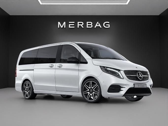 Weiss Gebraucht 2022 Mercedes V300 Van / Kleinbus | CHF 59’900 (Fairer Preis) - Bild 1/4