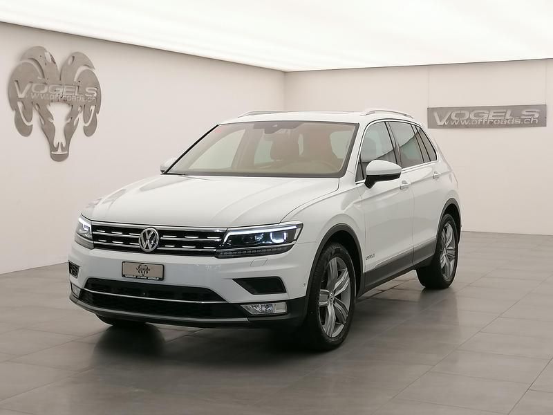 Weiss Gebraucht 2017 VW Tiguan Highline SUV | CHF 19’900 (Teuer) - Bild 1/4