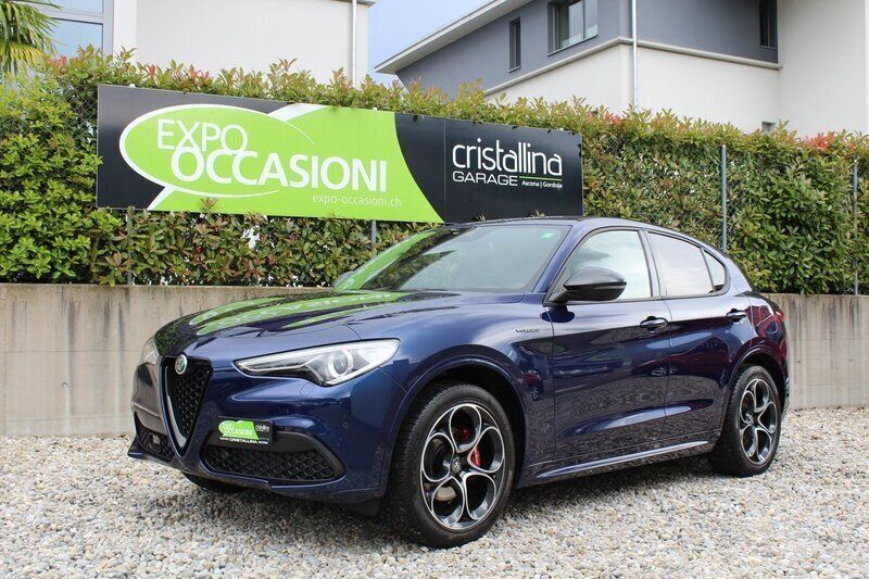 Blau Gebraucht 2021 Alfa Romeo Stelvio Veloce SUV | CHF 39’900 (Teuer) - Bild 1/4