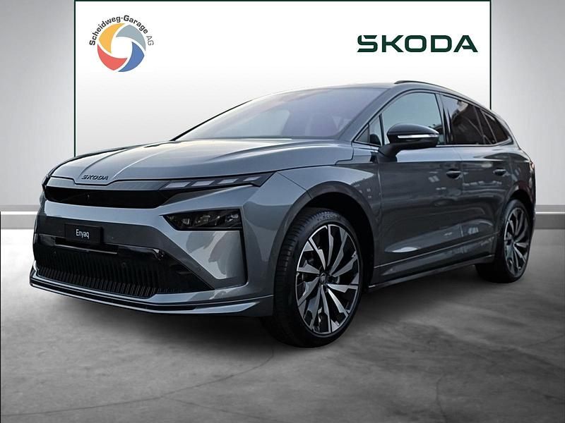 Grau Neu 2025 Skoda Enyaq iV SportLine SUV | CHF 65’800 (Teuer) - Bild 1/4