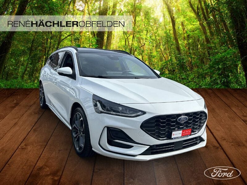 Weiss Gebraucht 2022 Ford Focus ST-Line X Kombi | CHF 23’900 (Teuer) - Bild 1/4