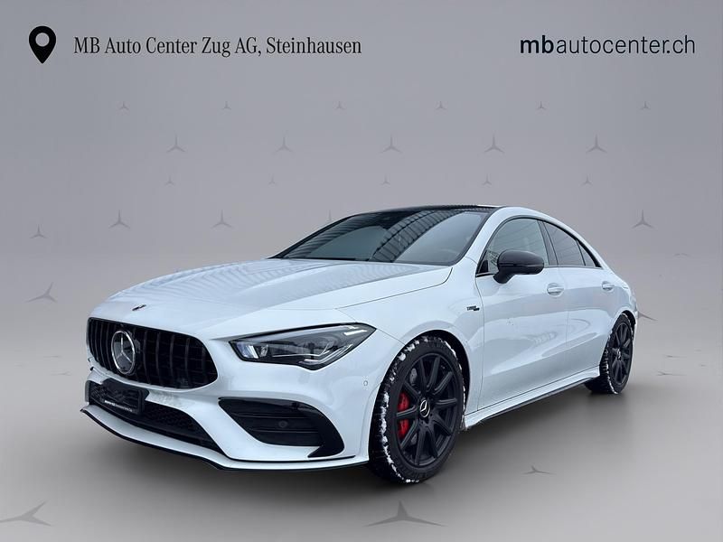 Weiss Gebraucht 2022 Mercedes CLA35 AMG AMG Limousine | CHF 45’900 (Fairer Preis) - Bild 1/4