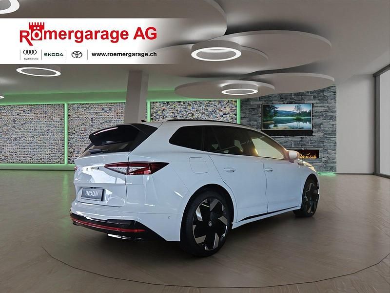 Neu Skoda Enyaq iV RS 250 kW (340 PS) 2025 Weiss SUV