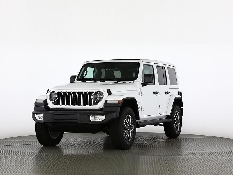 Weiss Neu 2025 Jeep Wrangler Sahara SUV | CHF 63’900 (Superpreis) - Bild 1/4