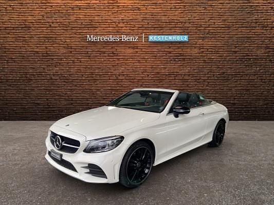 Gebraucht Mercedes C200 AMG line 184 PS (135 kW) 2022 Weiss Cabrio