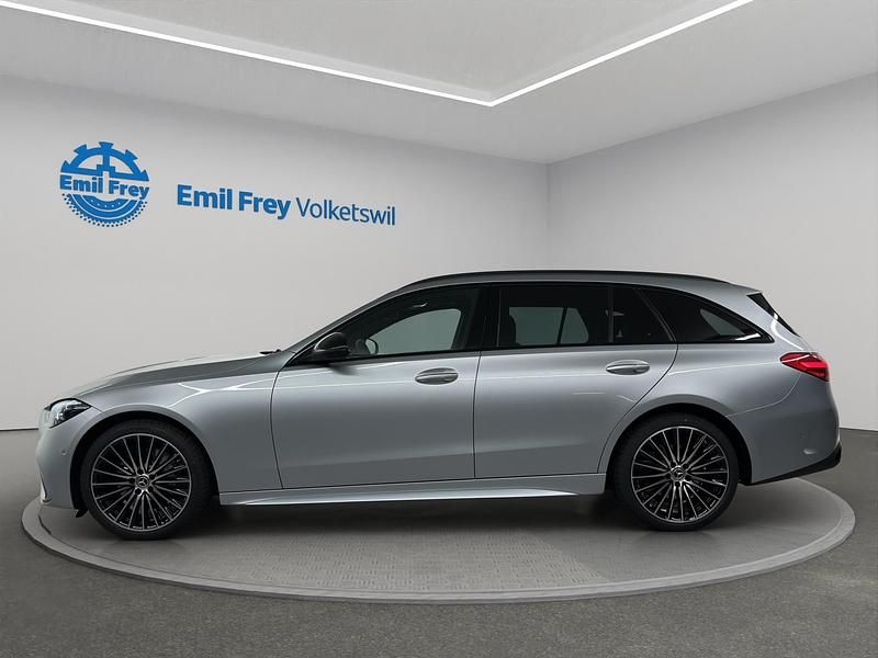 Neu Mercedes C220 AMG line 197 PS (144 kW) 2025 Silber Kombi