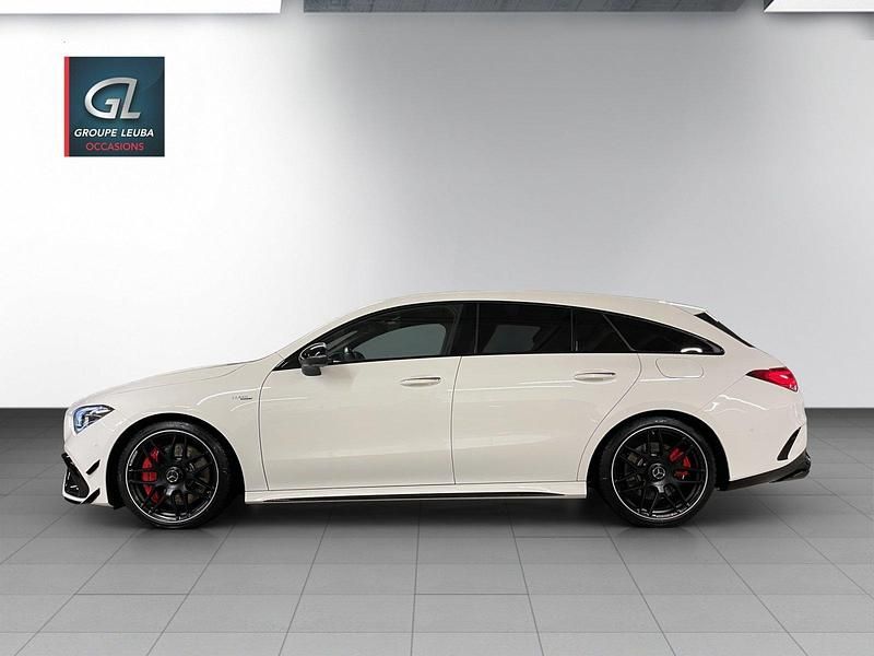 Gebraucht Mercedes CLA45 AMG Shooting Brake AMG 422 PS (310 kW) 2019 Weiss Kombi