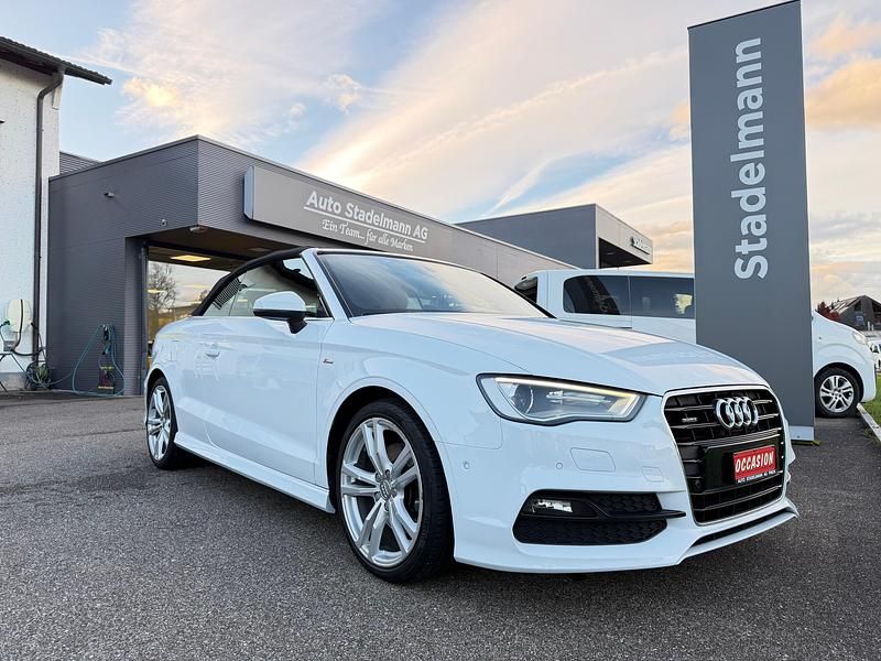 Weiss Gebraucht 2015 Audi A3 Cabriolet S-Line Cabrio | CHF 21’900 - Bild 1/4